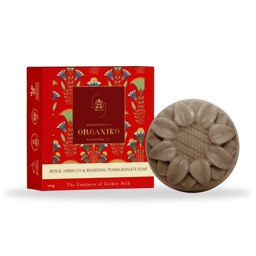 Royal hibiscus & remedial pomegranate soap - Beautilishiya's organiko