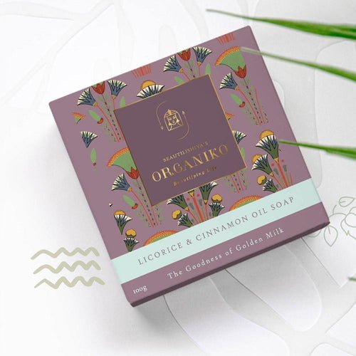 Donkey Milk Licorice  &  Cinnamon Oil Soap - Beautilishiya's organiko