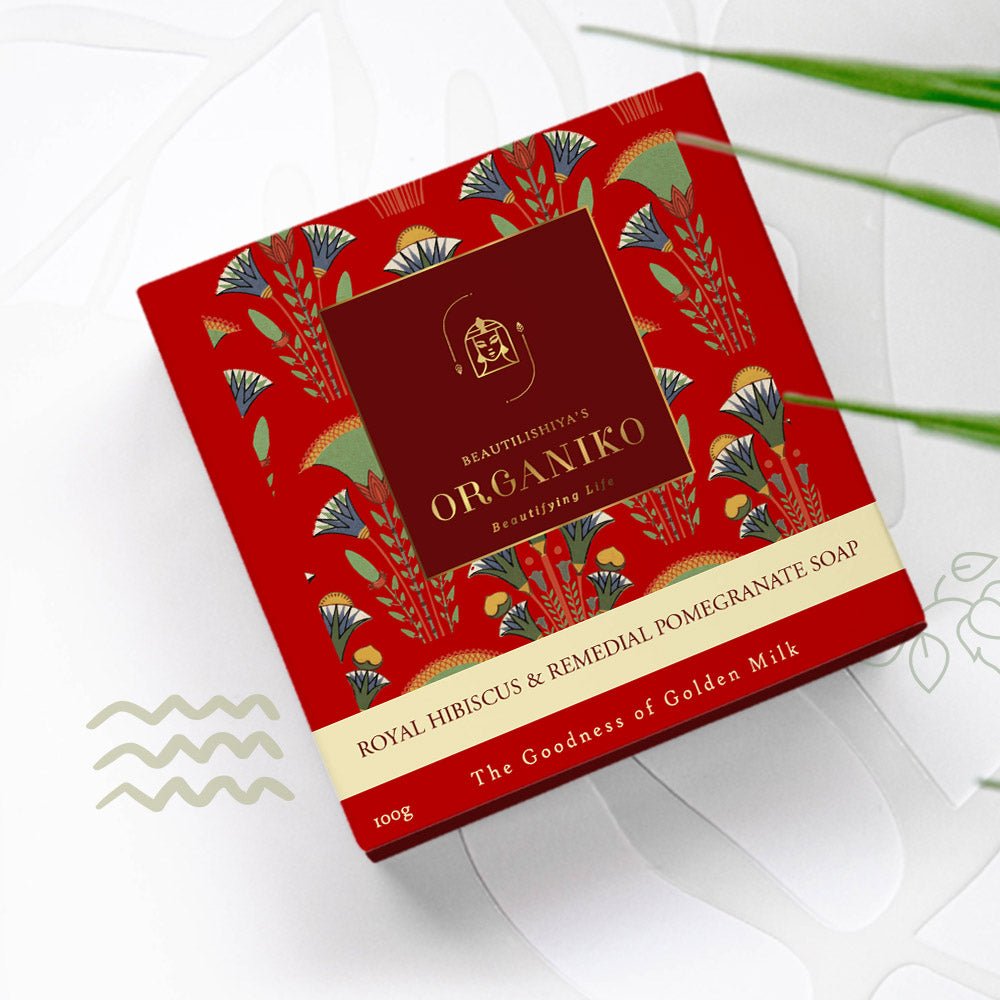 Royal hibiscus & remedial pomegranate soap - Beautilishiya's organiko